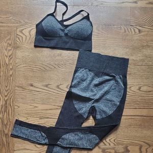 Leggings and Sports Bra Set